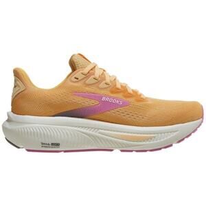 NEW Brooks Women's Ghost 17 Lace Up Athletic Shoes Apricot/Grey/Pink Size 9